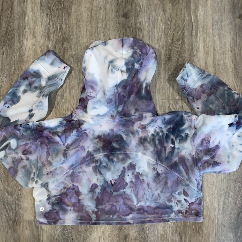💫 Lululemon REMXD CUSTOM - All Yours Cropped Hoodie - Size 6 💫 - Picture 2 of 4